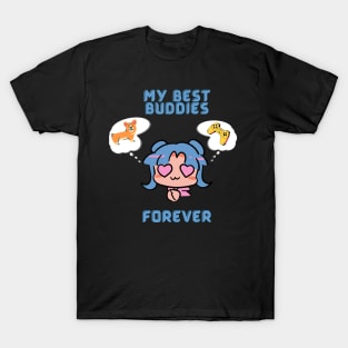 My Best Buddies Forever for Dog Lovers T-Shirt